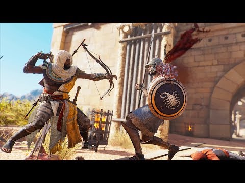 Assassin's Creed Origins: Stealth Kills - Outpost Clearing - Gameplay #26