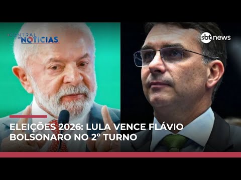 Lula vence Flávio Bolsonaro no 2º turno, mas vantagem cai para 4 pontos, diz AtlasIntel | #RadarNews