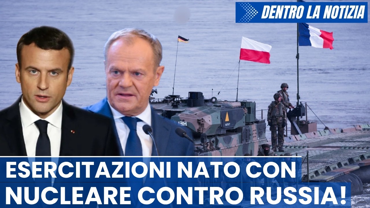 Germania strategia militare contro Russia! Francia esercitazioni NUCLEARI per conquista region russa