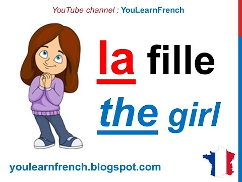 French Lesson 16 - LE LES UN DES DU DE LA Definite Indefinite Partitive Articles définis indéfinis