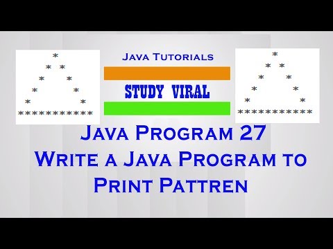 Java Program 27 Java Program To Print Star Pyramid Patterns 08 Study Viral
