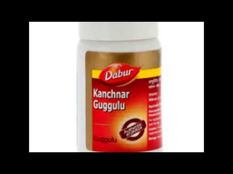 Herbal base dabur kanchanar guggulu used for ulcers thyroid ...
