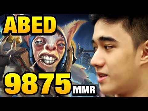 Abed Meepo GOD 9875 mmr TOP 1 In the WORLD - Road To 10k Dota2