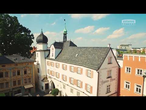 Rosenheim von oben   ANTENNE BAYERN  Bayern von oben