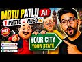 How To Create Viral Instagram Motu Patlu AI Videos Trending Motu Patlu Village Video Editing