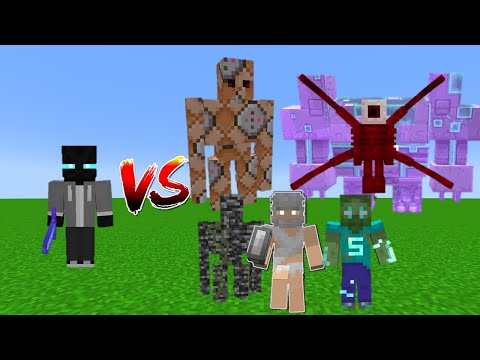 New Rainbow Undying VS OP Bosses - Minecraft Mob Battle