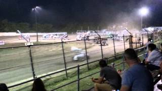 Creek County Speedway Danny Smith Flip