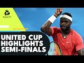 Swiatek & Pegula Lock Horns, Tiafoe, Musetti Feature | United Cup Semi-Finals Day 1 Highlights
