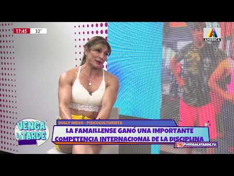 💪 DOLLY NIEVA ES CAMPEONA INTERNACIONAL DE FISICOCULTURISMO 💪