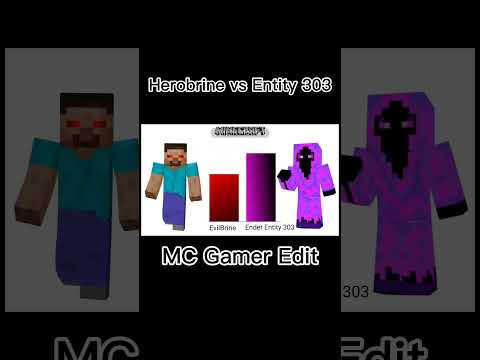 Herobrine vs Entity 303 power levels