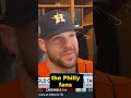 #astros outfielder Chas McCormick on his incredible 9th-inning catch ?#shorts