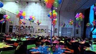 80's Themed Party Set Up