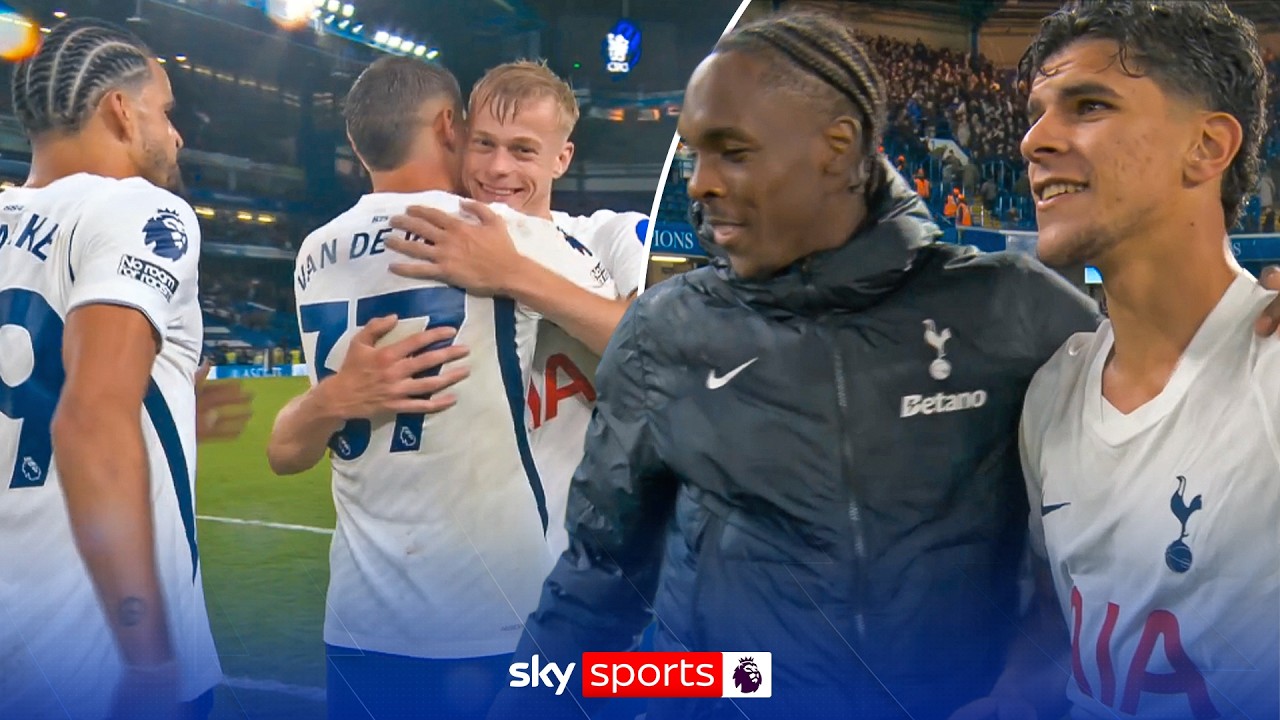 FULL-TIME SCENES and interviews from Spurs' first win at Stamford Bridge in EIGHT years! ⚪️🎥