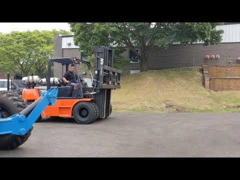 2014 Doosan G70S-5 15,500lb Dual Drive Pneumatic LPG Forklift STK 8440
