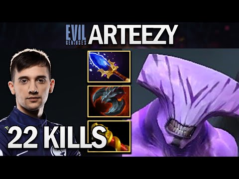 EG.ARTEEZY FACELESS VOID WITH 22 KILLS - DOTA 2 7.27 GAMEPLAY