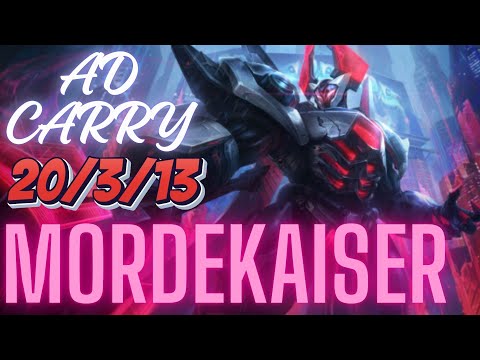 MORDEKAISER ADC IS PLAYABLE? | INSANE MORDEKAISE GAMEPLAY