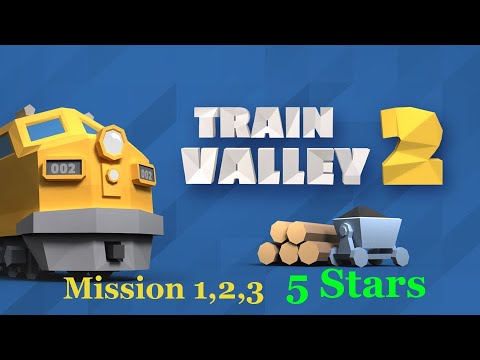 Get 5 Stars with this simple Guide | Train Valley 2 - Mission 1, 2, 3 [2022]✨