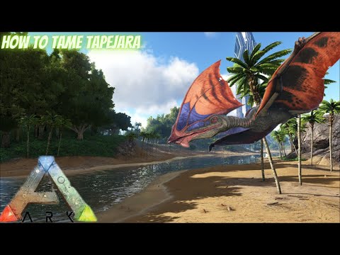 ARK SURVIVAL MOBILE | How To Tame TAPEJARA In Easy to Way