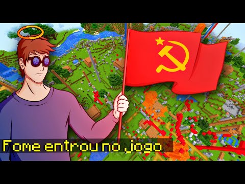 fiz um EXPERIMENTO e coloquei 100 PLAYERS no COMUNISMO