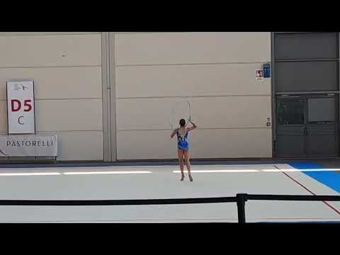 Campionato Nazionale FGI Silver -2025  Rimini - Luiza Gjergji  cerchio cat.LE Allieve 5