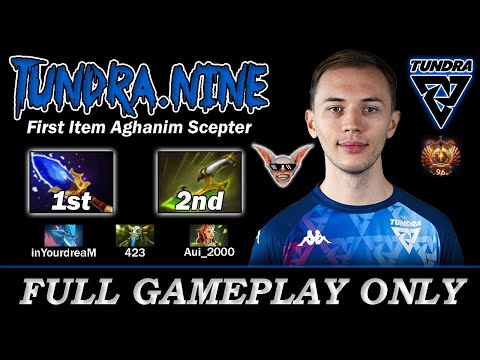 Tundra.Nine First item Aghanim Scepter, Second Item Swift Blink - Full Gameplay Meepo #217