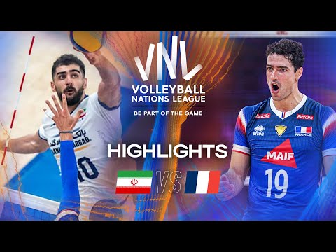 Iran 🇮🇷 vs. France 🇫🇷 - Highlights | Week 3 | Men's VNL 2025