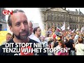 Demo op De Dam: “De wappies hadden gelijk, en dit stopt niet tenzij wij het stoppen”