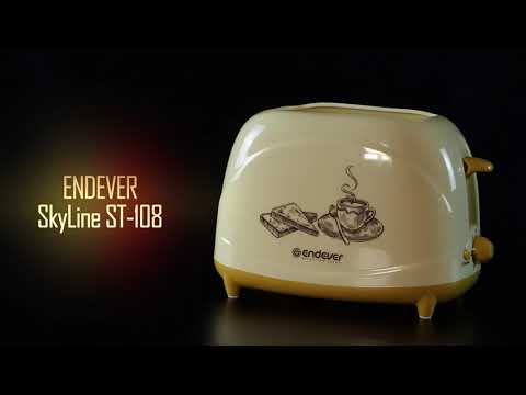 Миниатюра изображения товара Тостер Endever Skyline ST-108 (бежевый)