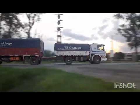 CAMIONES EN RP1 , SAN FRANCISCO , CORDOBA , ARGENTINA , VIDEO 224