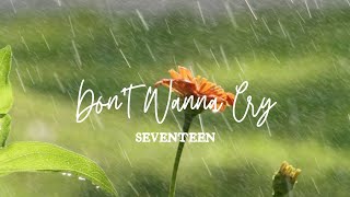Download lagu [ use earphone 🎧 ] seventeen - don't wanna cry but it's raining   english lyrics mp3