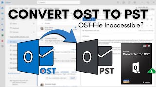How to Convert OST to PST in Outlook | Stellar Converter for OST Tutorial