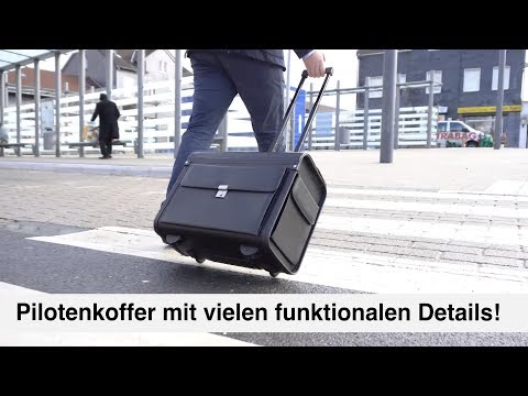 Artikelvideo 1 für Alassio Pilotenkoffer SILVANA Lederimitat schwarz 48,0 x 23,0 x 39,5 cm, Artikelnummer 143313