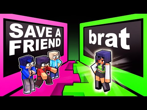 BRAT or SAVE A FRIEND in Minecraft!