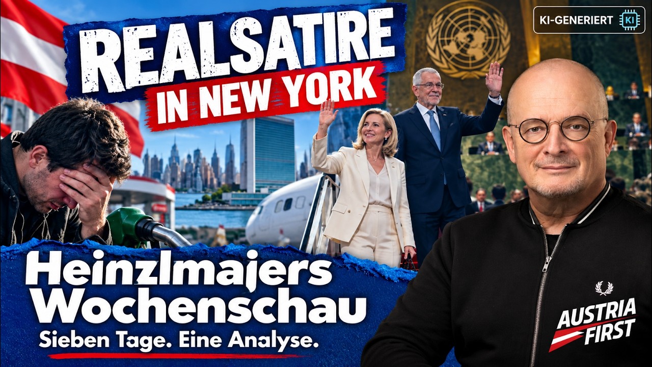 Realsatire in New York: Heinzlmaier rechnet mit der Regierung ab!