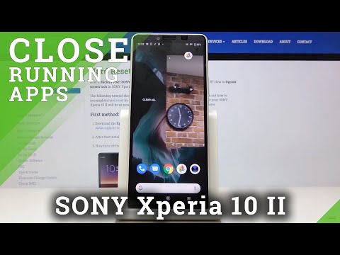 How to Turn Off Running Apps in SONY Xperia 10 II – Background Apps