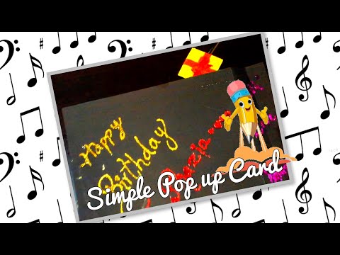 DIY Pop up card | Simple but creative pop up card | Learn with Fazila | Easy greeting card