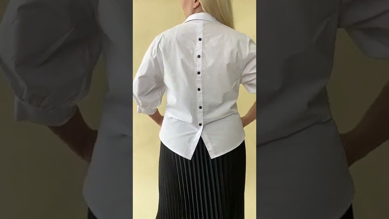 Блузка женская белая хлопок