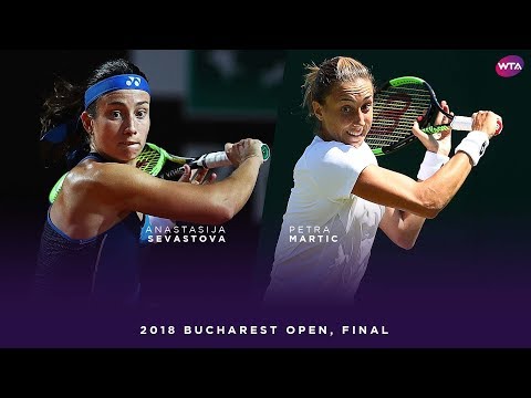 Anastasija Sevastova vs. Petra Martic | 2018 Bucharest Open Final | WTA Highlights
