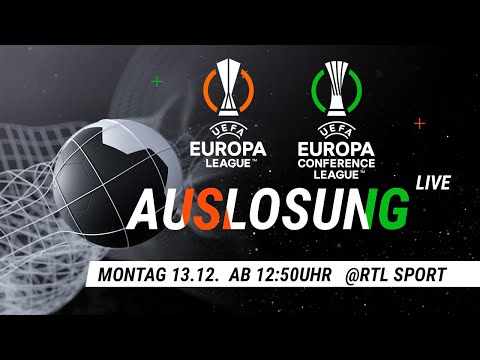 LIVE🔴 Die Auslosung der K.o.-Runden Playoffs der UEFA Europa & Europa Conference League | RTL Sport
