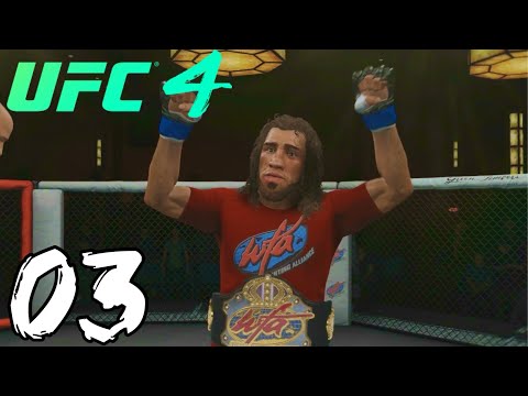 UFC 4 Flyweight Career Mode Walkthrough Part 3 - WFA CHAMPION!