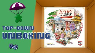 Let's Go! to Japan Board Game Unboxing // Retail Version