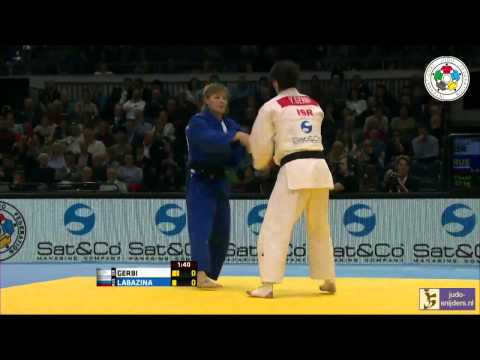 Judo 2014 Grand Prix Dusseldorf: Gerbi (ISR) - Labazina (RUS) [-63kg] final