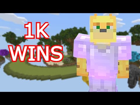 I Got 1K Wins In Cubecraft Eggwars! - Minecraft PS4 Servers!