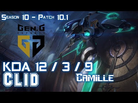 Gen Clid CAMILLE vs GRAGAS Jungle - Patch 10.1 KR Ranked