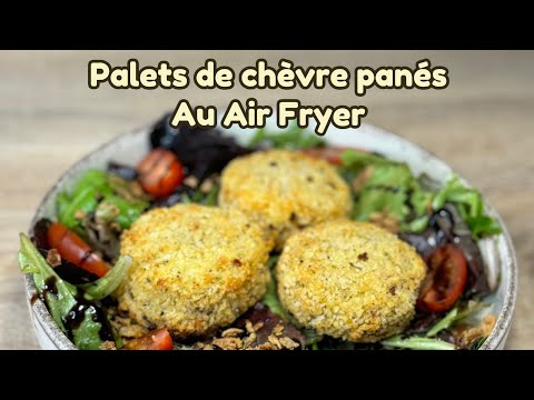 PALETS DE CHÈVRE PANÉS AU AIR FRYER 🧀🤤