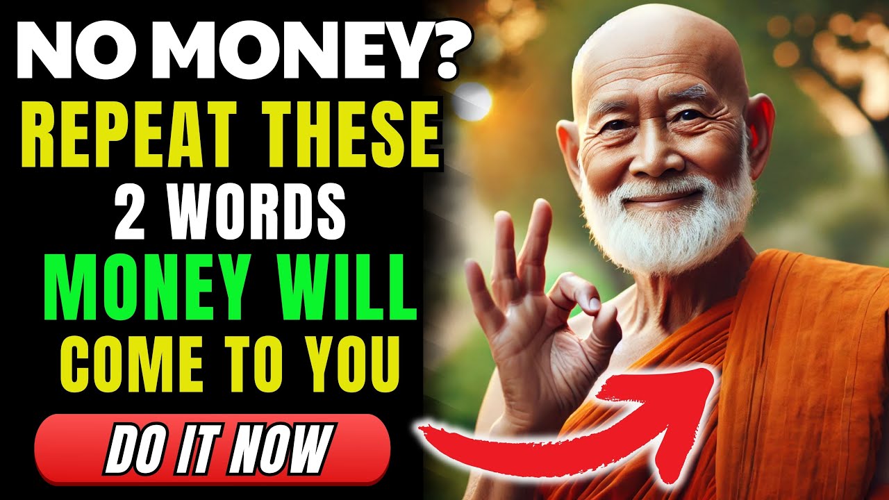 With Just These 2 Words, Financial Miracle Will Come To You Quickly| Buddhist Teachings