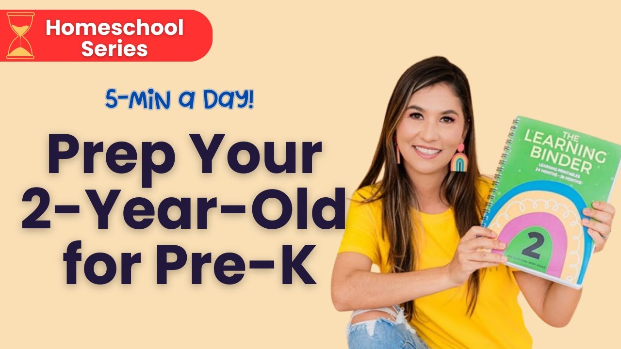 Prepare Your 2-Year-Old for Pre-K Success | Learning Binder 2 Overview