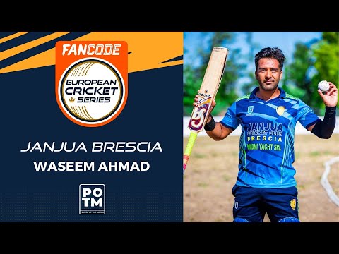POTM: W.Ahmad - BRE vs JAB | Highlights | FanCode ECS Brescia, 2022 Day 6 | ECS22.381