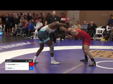 74 Kg Quarterfinal - Toktomambetov Orozobek, Kyrgyzstan Vs Thomas Gantt, Titan Mercury Wrestling C