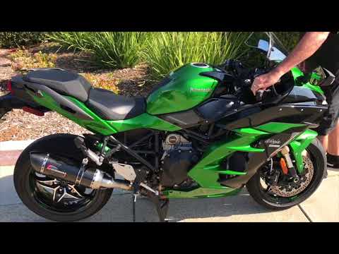 2018 Kawasaki Ninja H2 Sx Sound Exhaust смотреть онлайн на Hahlife